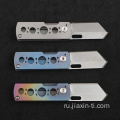 Индивидуальный анодированный радужный титановый карманный нож EDC
